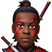 Fierce Samurai sticker
