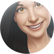 happy girl portrait smiling sticker