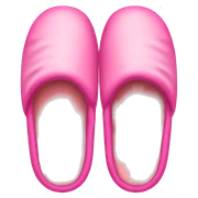 pink slippers  sticker