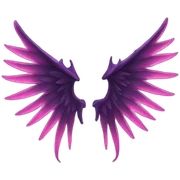 demon wings sticker