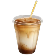 Iced coffee sticker