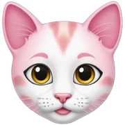 pinky cat beauty sticker