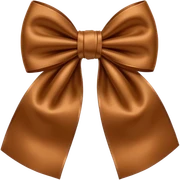 Moño marron sticker