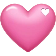 Pink heart sticker