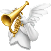 Angel trumpets  sticker