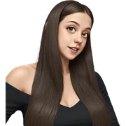 realistic portrait of girl sticker