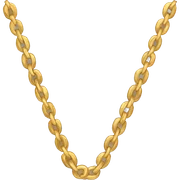 gold necklace sticker