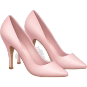 Pale pink Kitten heels sticker