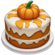 pumpkin cake sticker