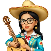 Mariachi Guitarist sticker