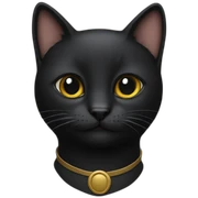 Gato negro sticker