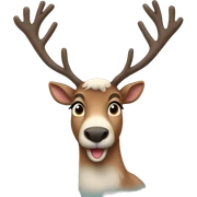 Reindeer sticker