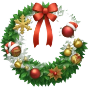 christmas wreath  sticker