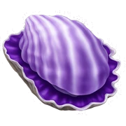 Purple oyster  sticker