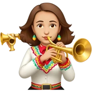 Mariachi Trumpet Player sticker