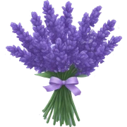 Lavender bouquet  sticker