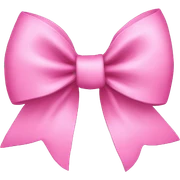 Pink bow sticker