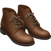 brown shoes realistic dior sticker