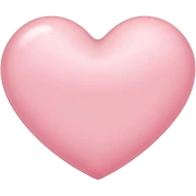 Light pink heart sticker