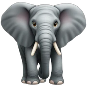 Dünner elefant sticker