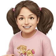 smiling girl with twintails sticker