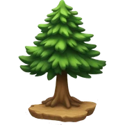 pine tree sticker