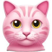 pink cat sticker