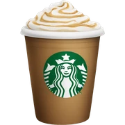 Realistic Starbucks coffee sticker