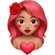 rosa hearts sticker