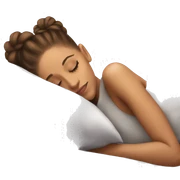 Ariana Grande sleeping sticker