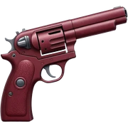 maroon pistol sticker