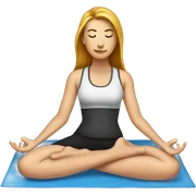 Yoga mat sticker