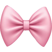 Light pink bow sticker