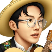 Mariachi Guitarist sticker