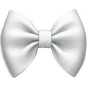 white bow sticker