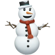 snowman sticker