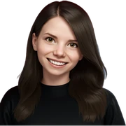 smiling girl with umbrella sticker