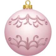 Light pink ornament  sticker