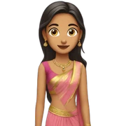 Desi girl sticker