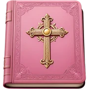 Pink bible sticker