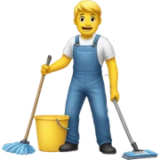 Cleaning  sticker
