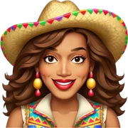 Fiestero with Sombrero sticker