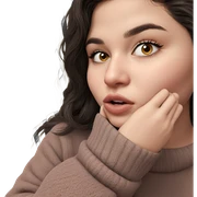 girl in cozy sweater sticker