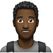 black guy sticker