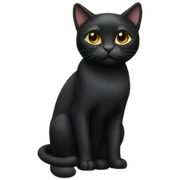 Gato negro sticker
