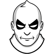 badman villain character sticker
