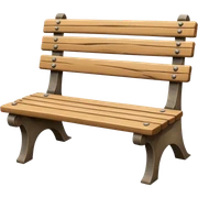Park bench sticker