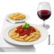 Food on a table  sticker