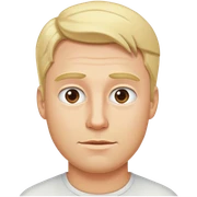 blond dad sticker
