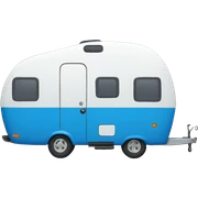 Blue Camper sticker
